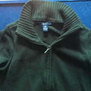 Chaps zip up cardigan